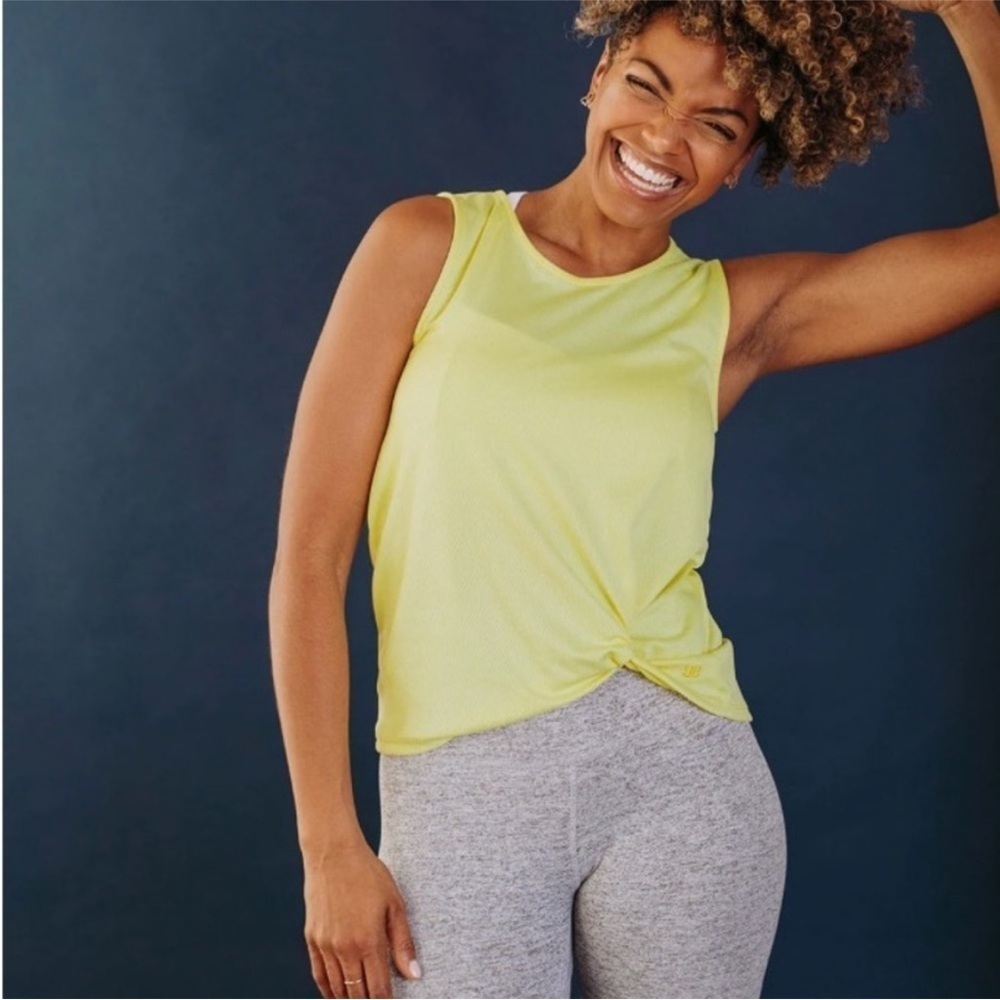 Albion Butter Yellow Knot Tank small